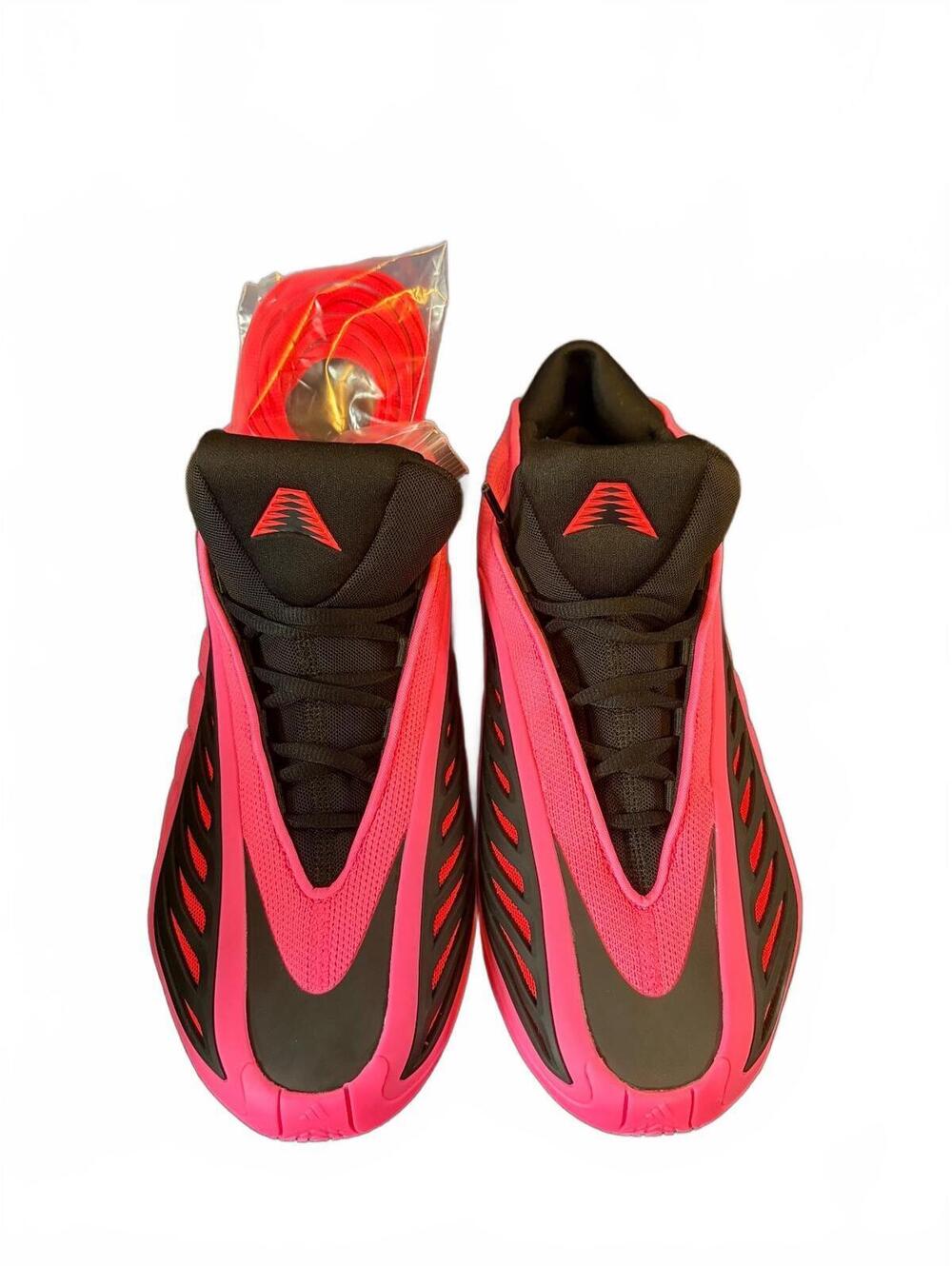 NIB Adidas Anthony Edwards 2 Low Lucid Pink Black Basketball Shoes 9.5M/10.5W